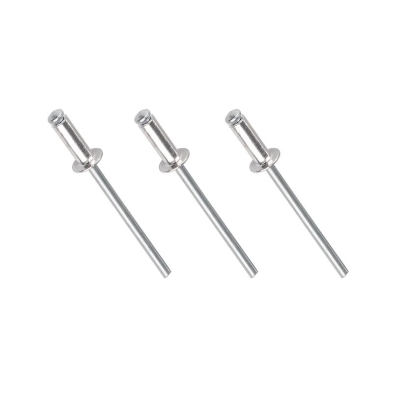 Maozaa 100 PCS 3/16"" x 3/8"" Aluminum Blind Rivets, 4.8 x 10mm Pop Rivets, Silver - Image 1